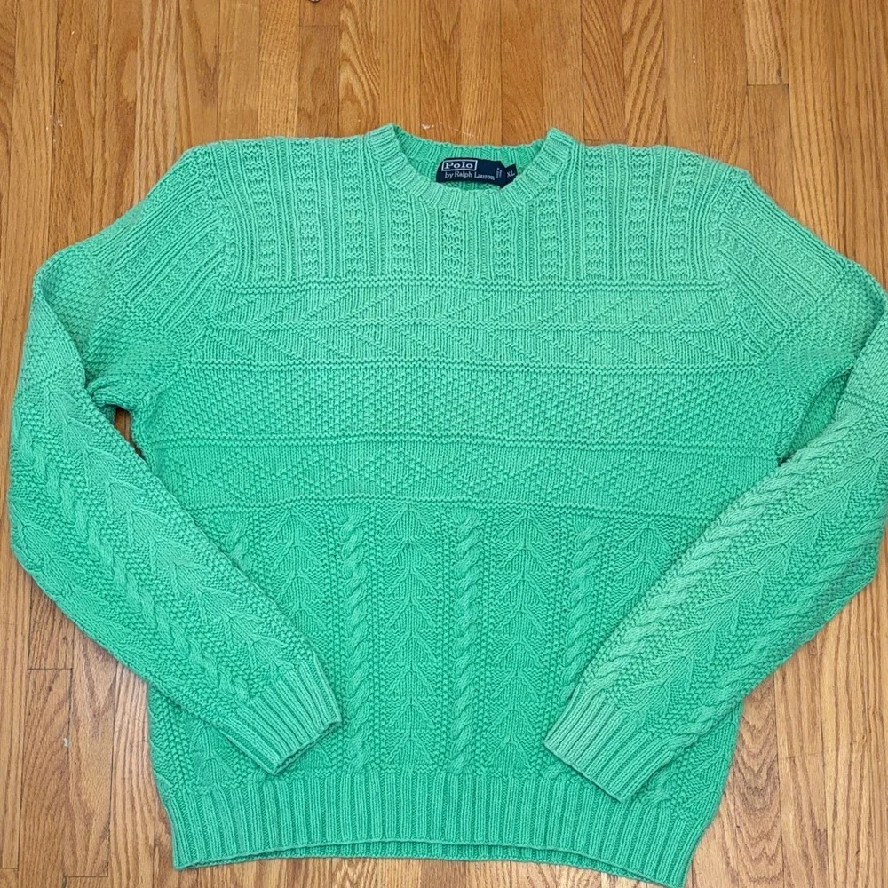 Vintage Polo by Ralph Lauren Hand-Knit Sweater – Size XL